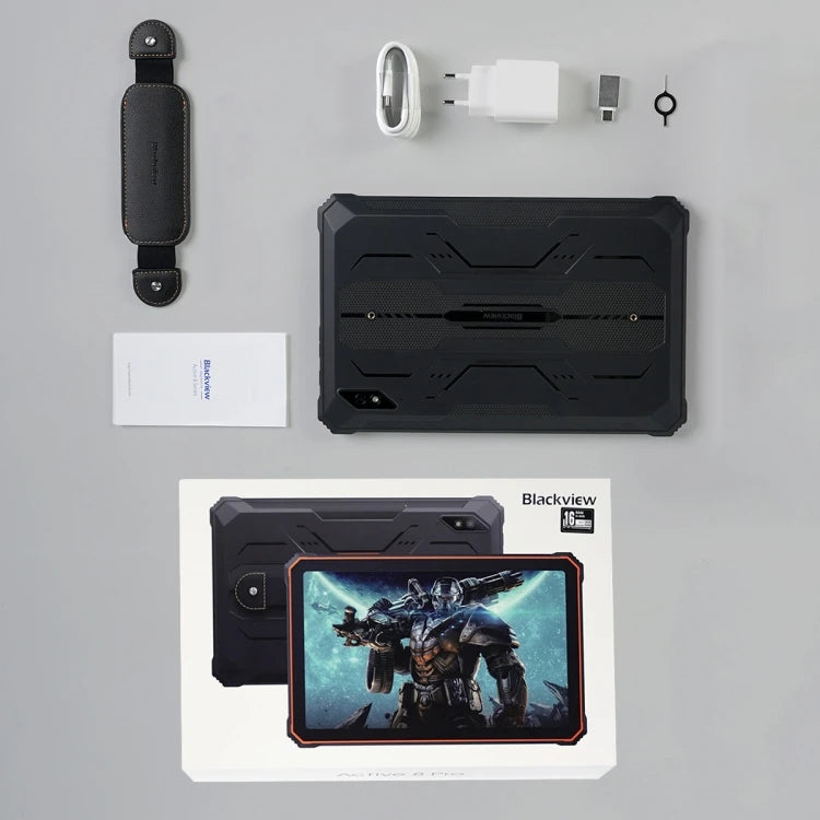 Original Blackview Active 8 Pro 8GB 256GB 22000mAh 10.36 Inch Android 13 MT6789 4G Rugged Tablet