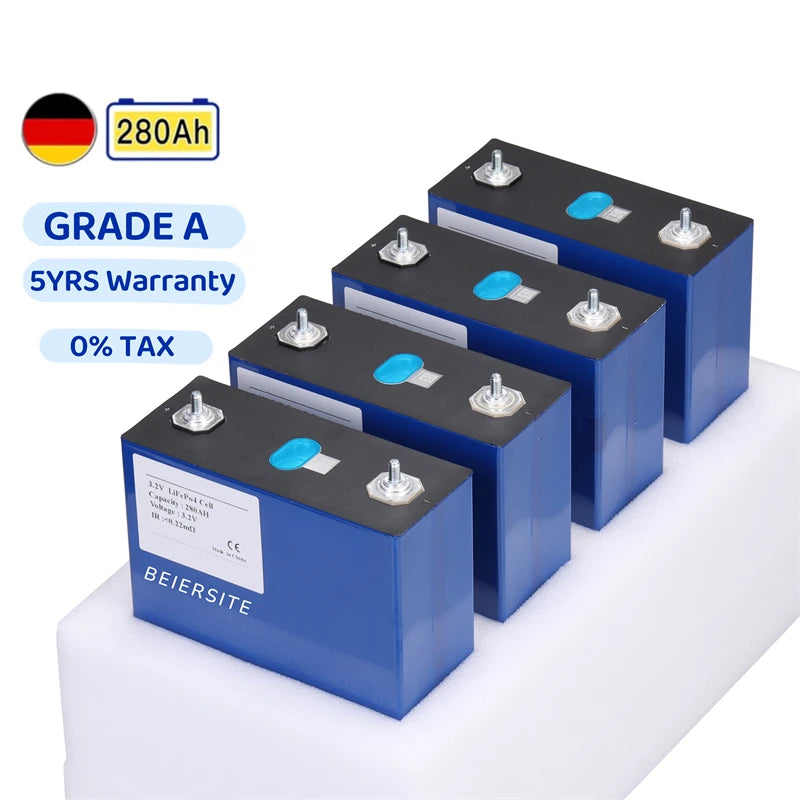 EV LF280K 3.2V 280Ah LiFePO4 Battery for EV Boats & Electric Forklifts 10000 Cycles CE Certified -50~60C