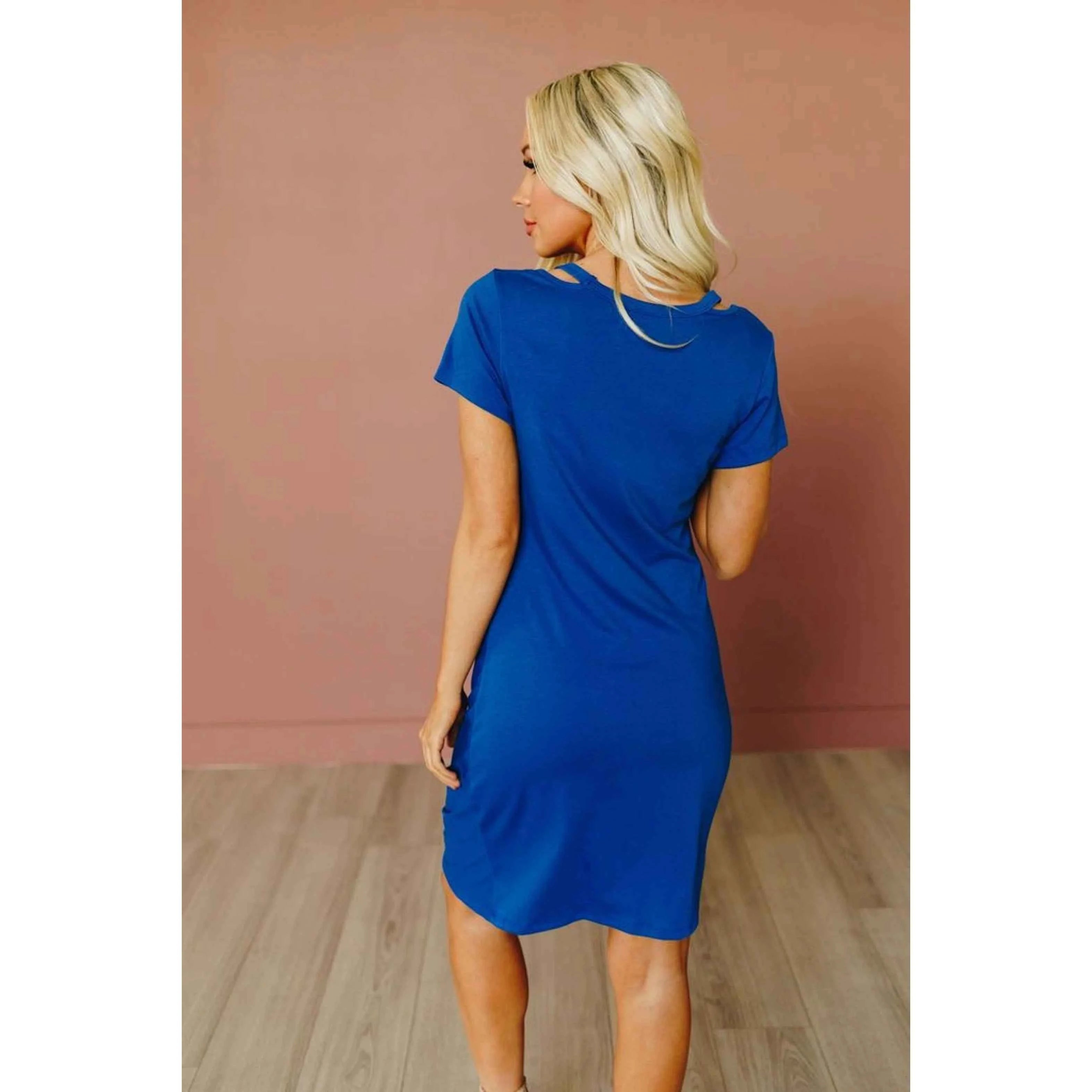 TD Anything for You Jersey Twisted Dress Vintage Knee-Length Striped Dress for Women One Size Fit Strapless Spandex Lining