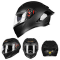 Cheaper Dual Visor Helmet Motorcycle Four Seasons Universal Safety Full Face ABS Crash  DOT Certified  Motocross Helmet