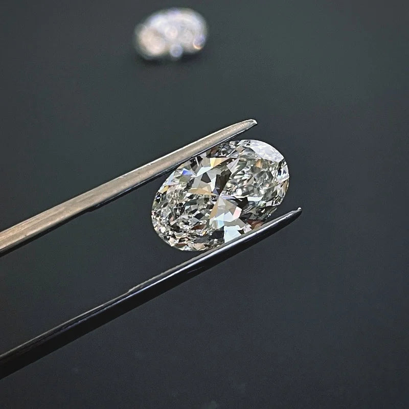 IGI Certified Oval G VS1 5CT Loose Lab Grown Diamonds White Diamond Synthetic Diamond Cvd