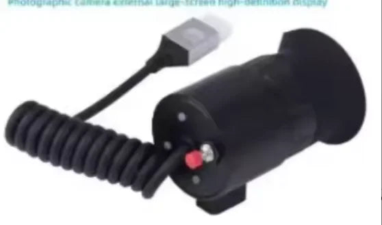 80-inch Portable Head-mounted Monocular Display 0.39-inch Screen with 12x Eyepieces to Support Diopter Adjustment Ocular Lens