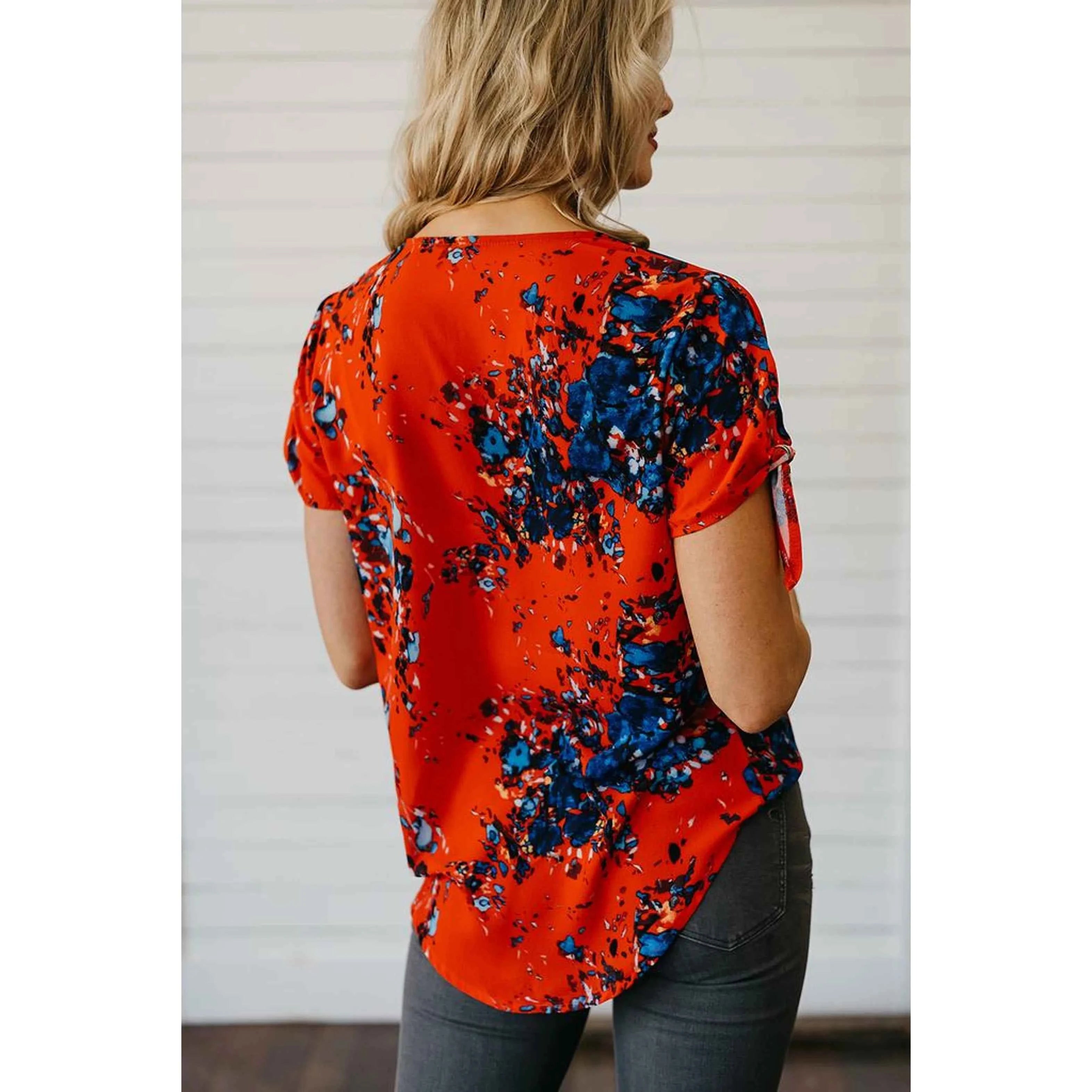 TD Women's Tie Detail Top Stay with Me Blouse & Shirt