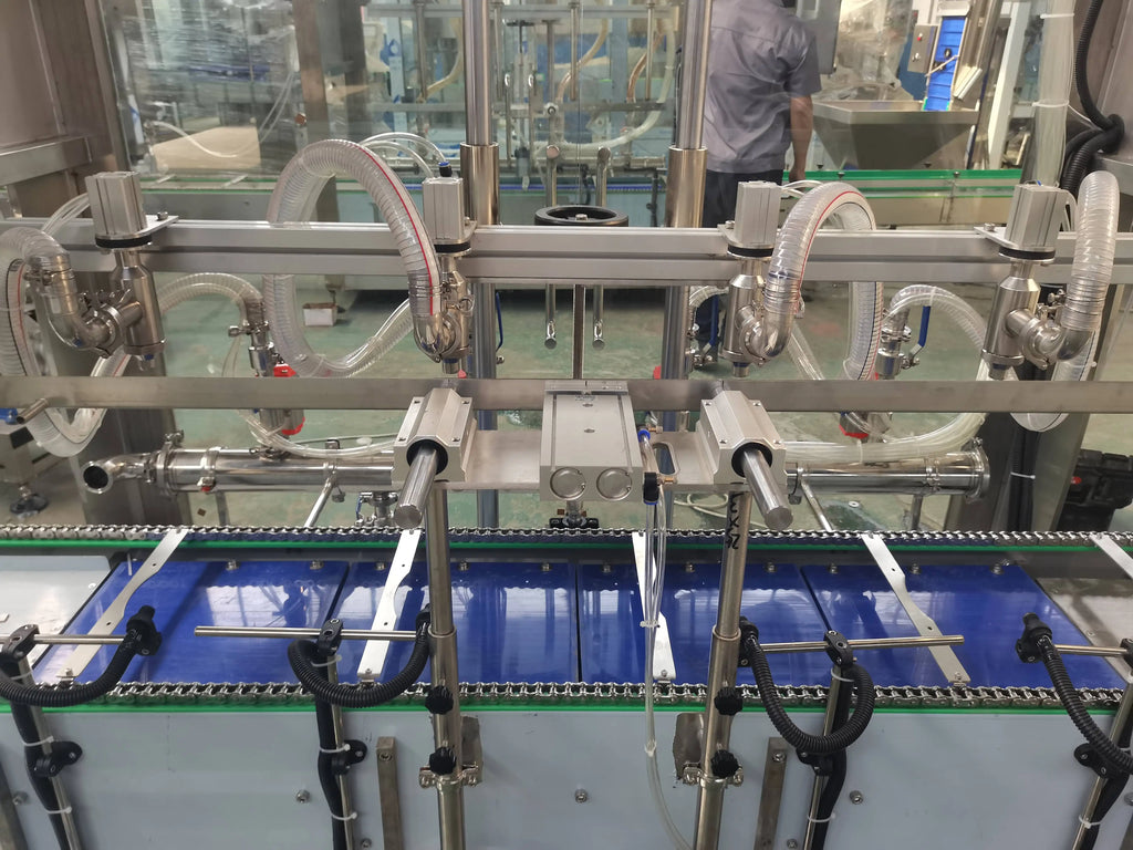 Automatic Lube Oil Paste Jerry Can Drum Cleaning Liquid Oil Bottle Liquid Filling Machines 5000ml