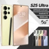 Hot Selling S25Ultra 16+1TB Qudad Core Android Phone with Face Recognition& HD Screen Cellphone Android 15 4g 5g Mobile Phones