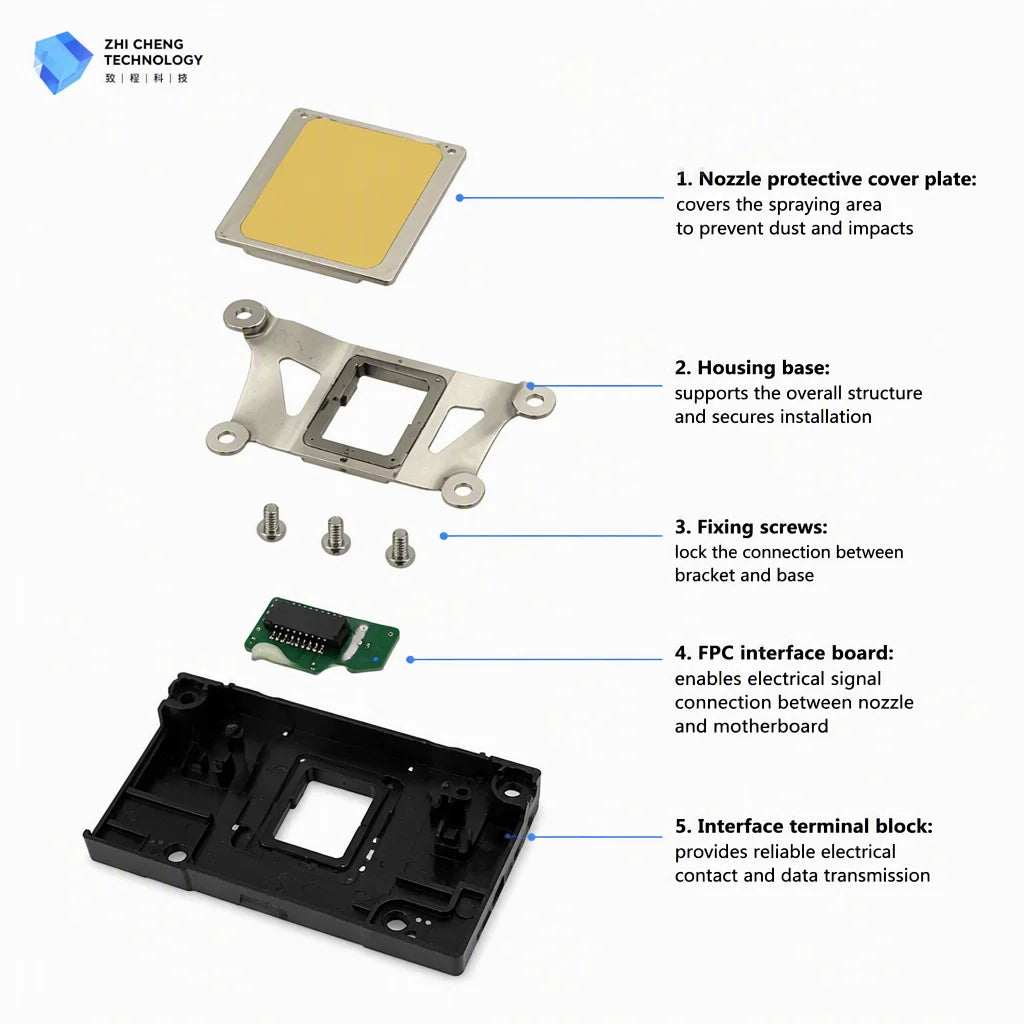 L1800 Print Head Printer Parts UV DTG DTF DFT Original Cabezal R1390 Printhead for Epson L1390 1410 L1400 R1390 R270