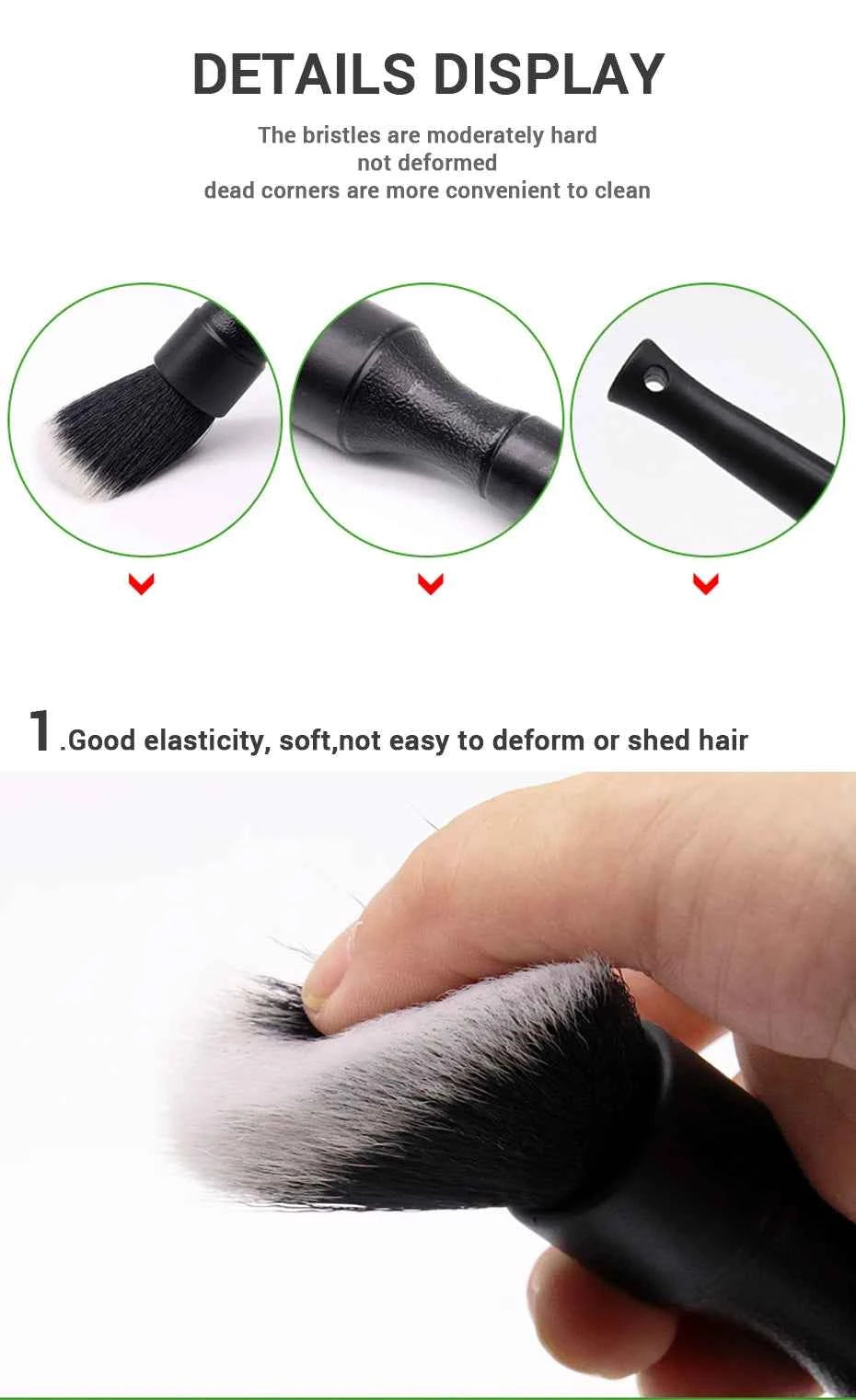 Car Wash Car Detailing Brush Car Dashboard Cleaning Tools Air Outlet Cleaning Brushes for Auto Interior Cleaning Accessories