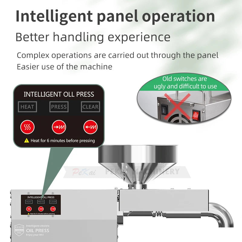 B01 Fully Automatic Household Peanut Oil Press Machine Extractor