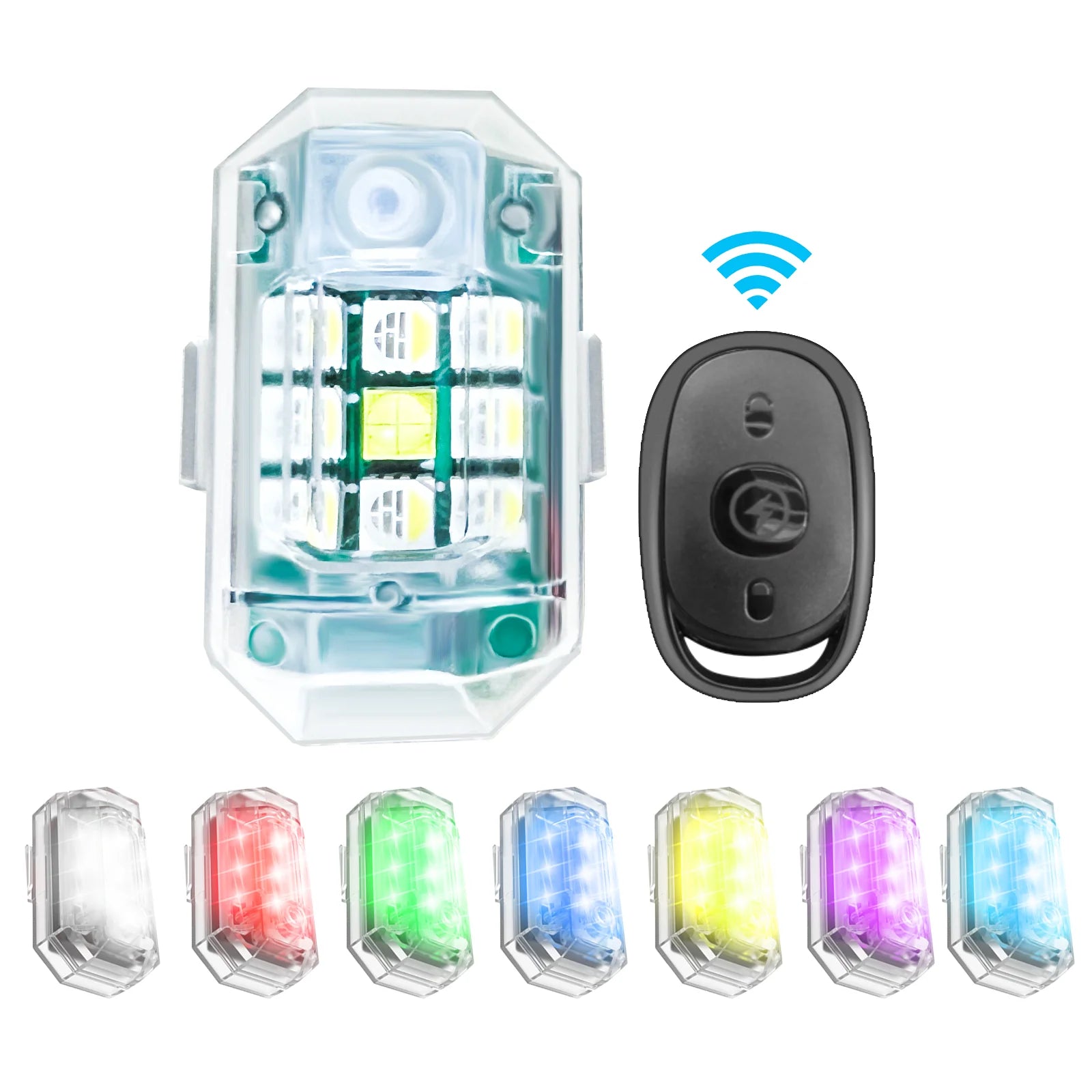 NEW M3 Wireless Remote Control LED Flash Strobe Light for RC Drone Car Auto Motorcycle Bike Scooter Anti-collision Warning Light