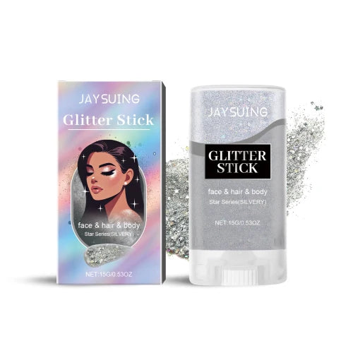Jaysuing Glitter Stick Dance Party Perform Makeup Face Body Collarbone Highlights Shine