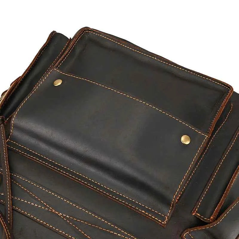 2025 New Arrivals Leather Backpack For Men Male Genuine Leather Laptop Travel Backpack 17 Inch Daypack Shoold Bag Men Male Large
