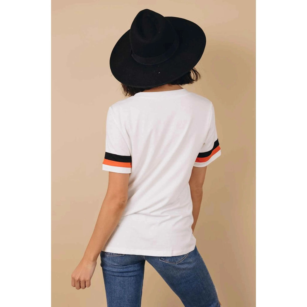 TD Lahiri Streetwear Crop Tee Leopard Colorblock with Breathable Cotton Spandex Fitted XS to XL Loose Fit 'TD' Logo Decoration