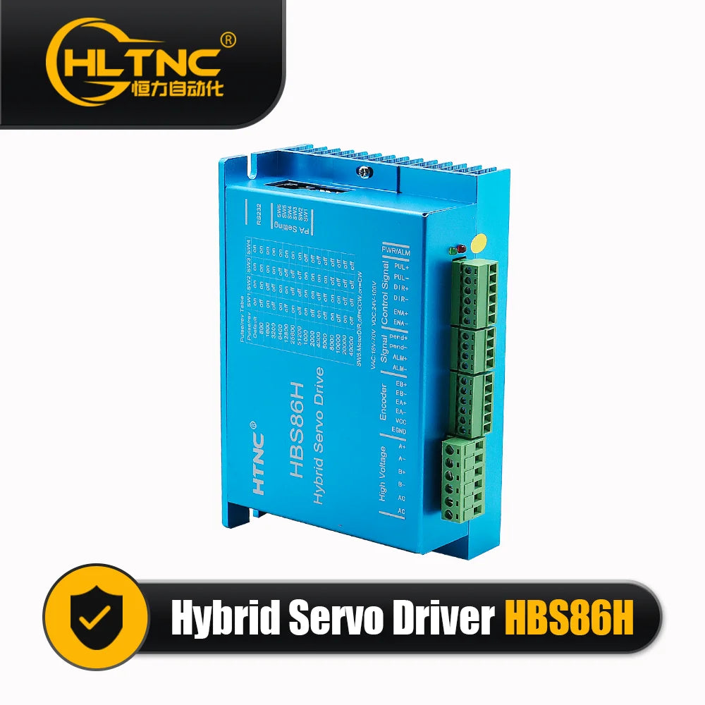 [EU Warehouse]HBS86H Closed Loop Stepper Driver 8A 20-80VAC / 24-110VDC for Nema 34 Hybrid Servo Motor CNC Lathe Duty Free