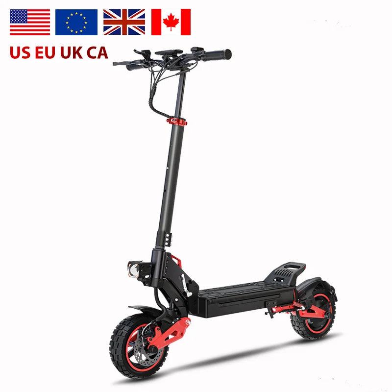 FREEBOY US EU Warehouse 11 Inch Fat Tire Dual Suspension Motor Escooter New 48V 18ah Off Road Foldable Electric Scooter for Sale