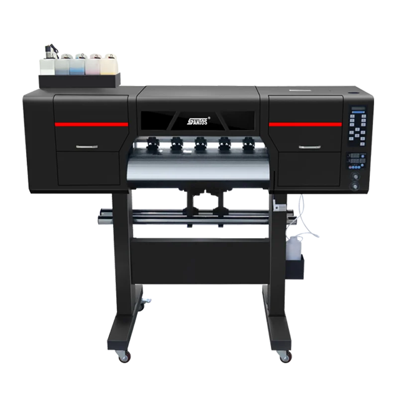 60CM Automatic DTF T-shirt Printing Machine XP600 I1600 I3200 Dual Head Inkjet Printer 24 Inch PET Transfer 220V A1 Print