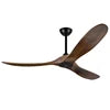 60 Inches Luxury Wooden Outdoor Patios Ceiling Fan - Modern Design, Energy-Efficient, Ultra-Quiet, No Light, USA Free Shipping