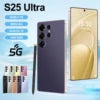 Hot Selling S25Ultra 16+1TB Qudad Core Android Phone with Face Recognition& HD Screen Cellphone Android 15 4g 5g Mobile Phones