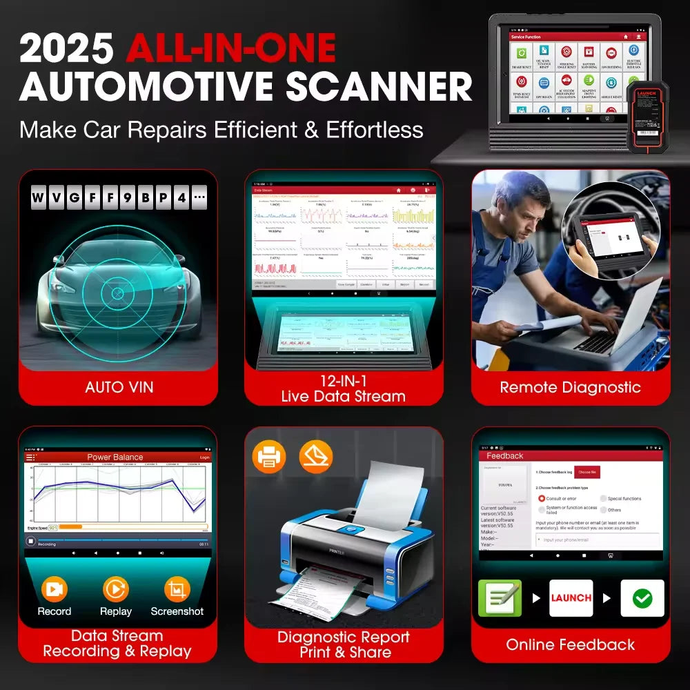 Launch X431 PRO V5.0 PROS V5.0 12V SDK ECU Programming Tools Car OBD2 Scanner Diagnostic Tool Code Reader Vehicle Tools