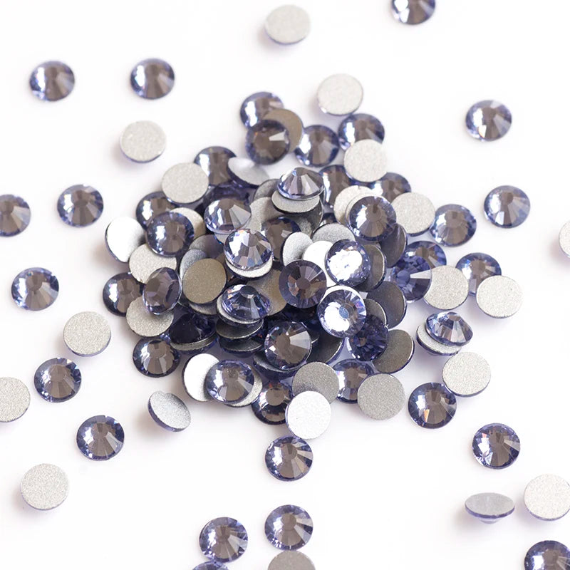 YANRUO 2058NOHF Flatback All Sizes Crystal Rhinestones Stones Nail Clothes for Needlework DIY Crafts Decor Gems