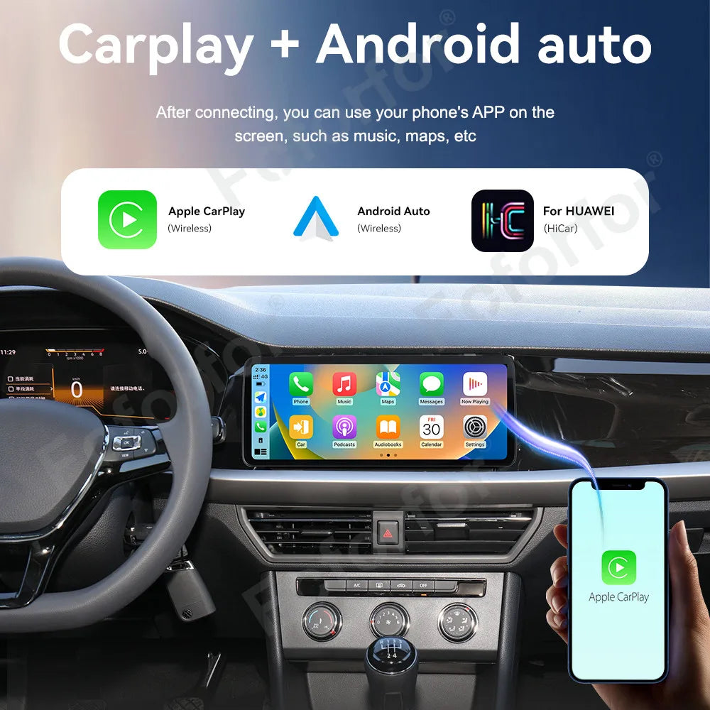 Foforfor 12.3'' Car Radio for Volkswagen Lavida 2019-2022 GPS Navigation Car Stereo Car Multimedia Touch Screen Video Player