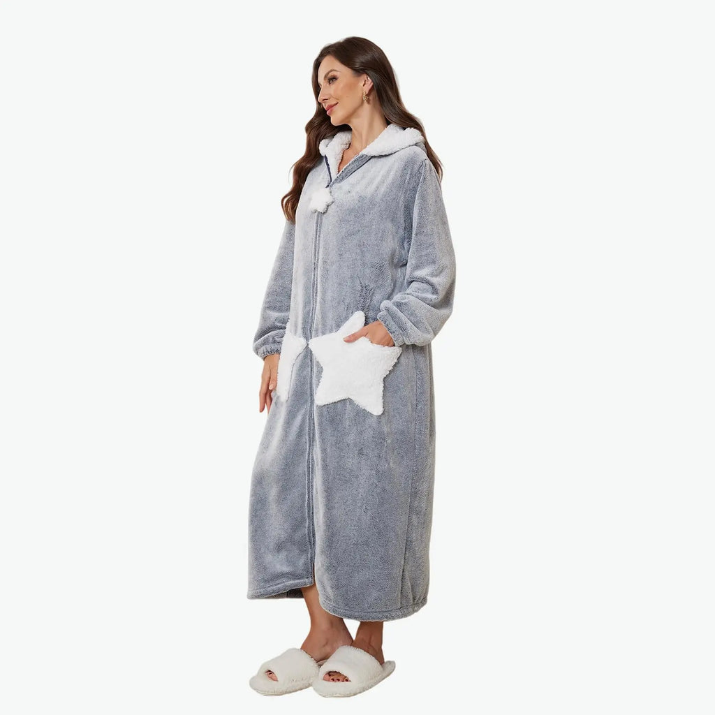 Free Shipping Womens Mens Hooded Loungewear Gown Lovey Blanket Wearable Blanket Hoodie Oversized