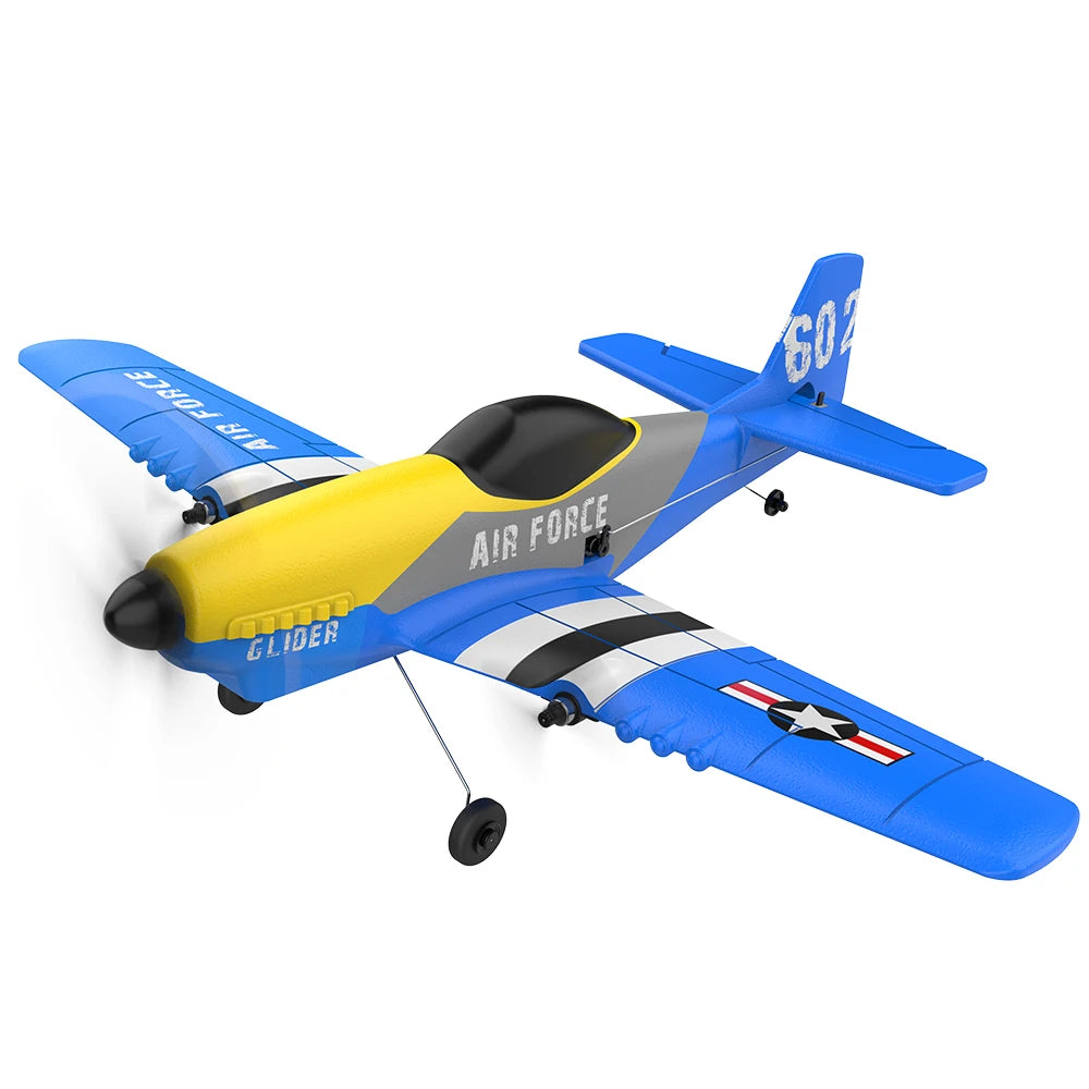 Newset KF602 RC Planes 2.4G 3CH EPP Foam Remote Control Fighter Fixed Wingspan Glider Outdoor RTF RC Warbird Airplane Toys Gifts