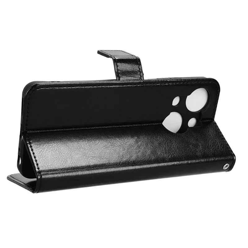 For Itel A50C Stand Function Wallet Phone Cases Built-in Card Slot Pu Leather Phone Cases Hand Strap Phone Covers