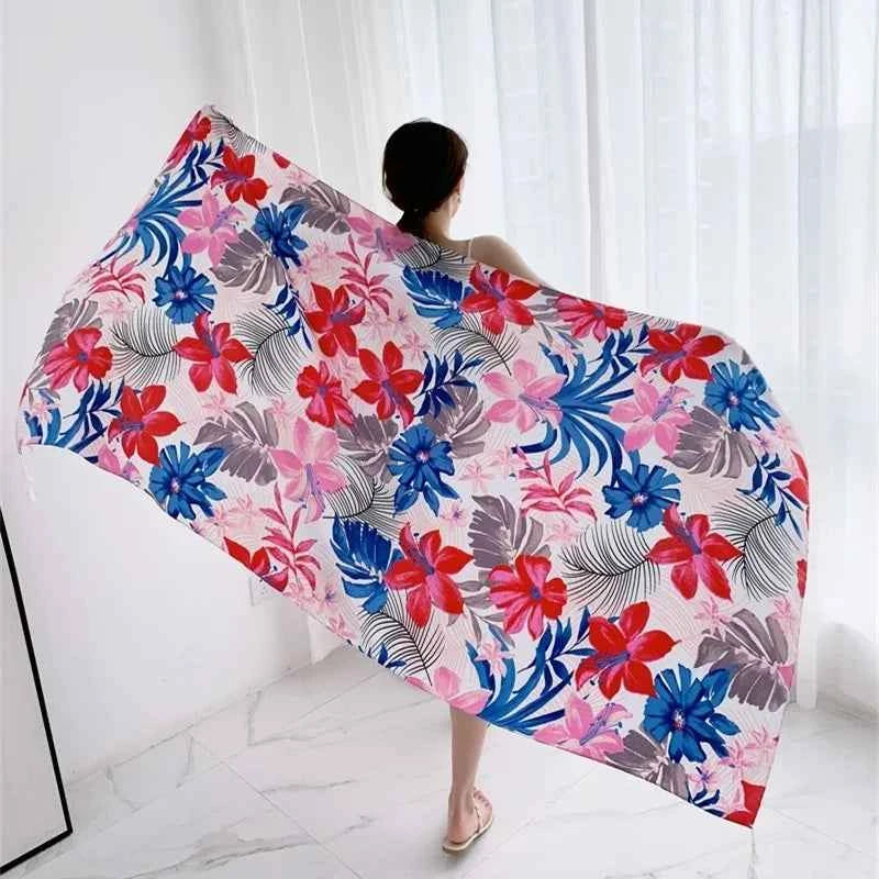 20 styles 90x180cm Cotton linen Summer Beach Dress Bikini Cover-ups Sarong Wrap Scarf Women Brazilian Swimsuit Bathing Cover Up