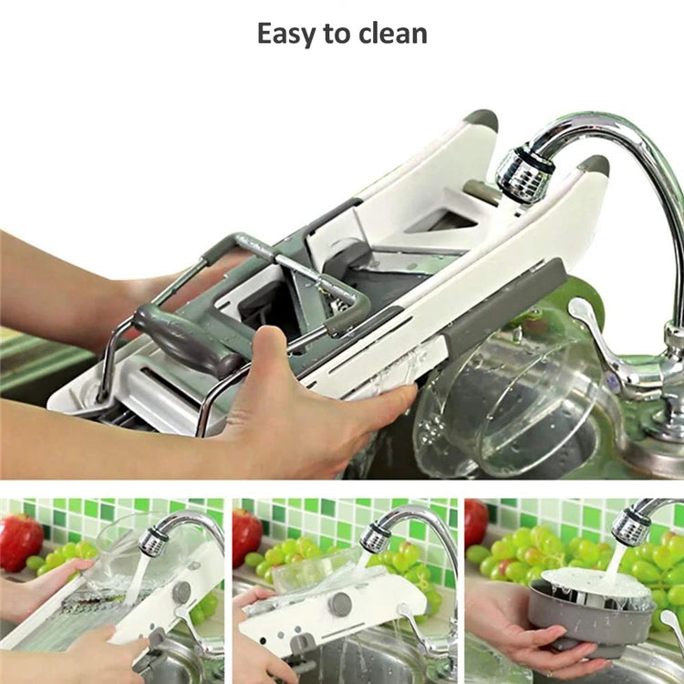 Adjustable Mandoline Slicer Stainless Steel Vegetable Chopper Slicer Veggie Chopper with Waffle Maker| French Fry Cutter YY120