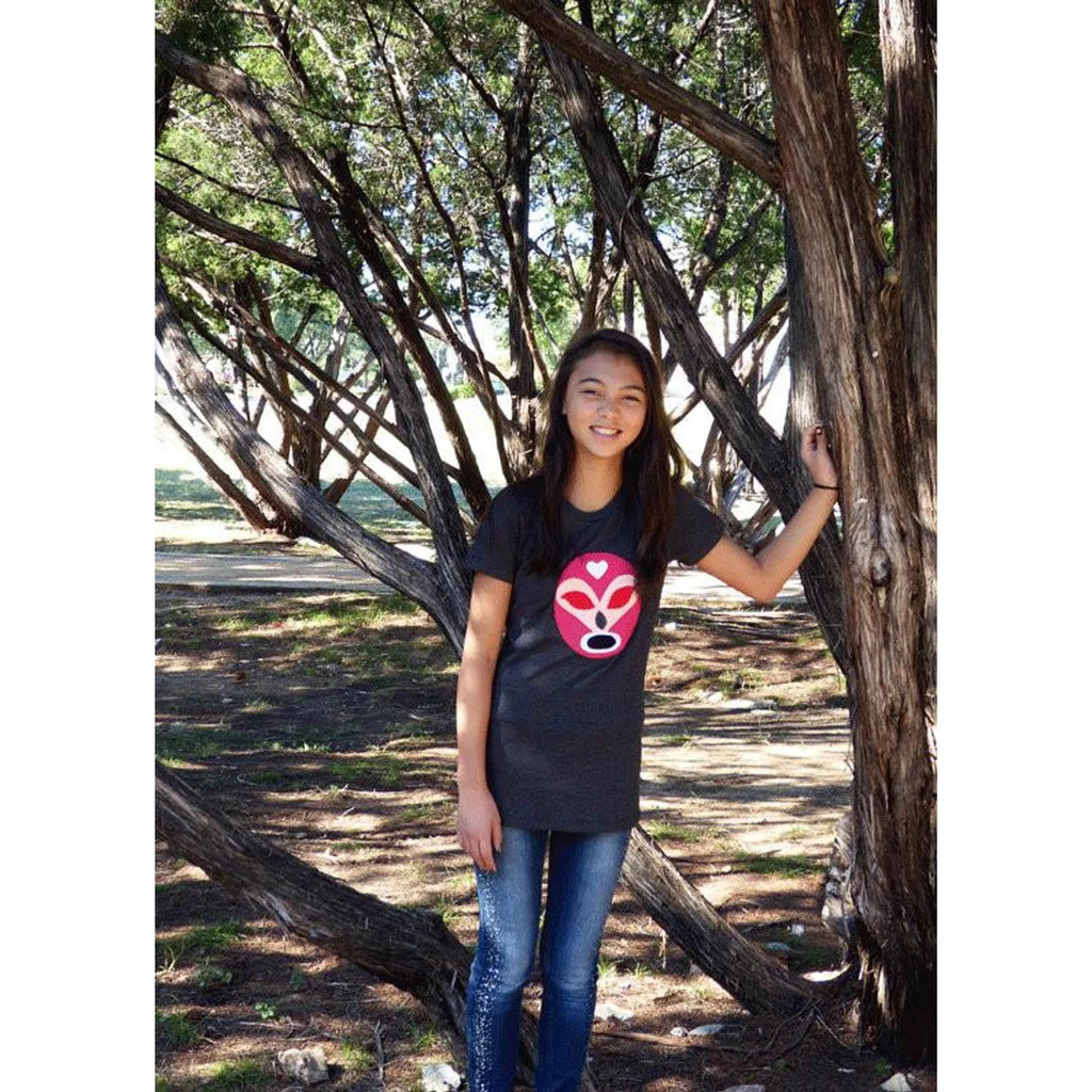 TD Luchador Rosa Women's T-Shirt Pink Mexican Wrestler Design