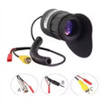 80-inch Portable Head-mounted Monocular Display 0.39-inch Screen with 12x Eyepieces to Support Diopter Adjustment Ocular Lens