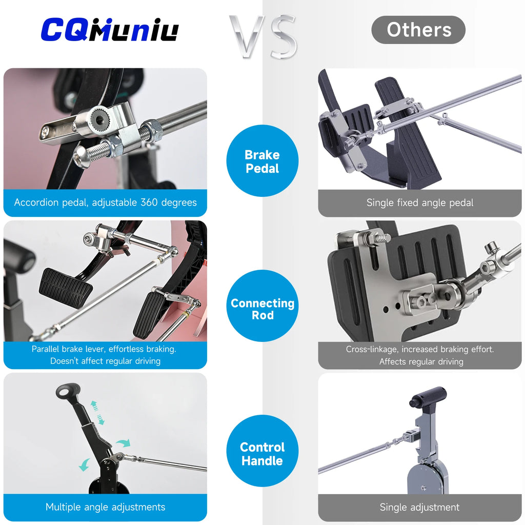 D-RUN 1 Handicap Driving Car Hand Controls for Disabled Drivers Handicap Gas Brake Hand Controls