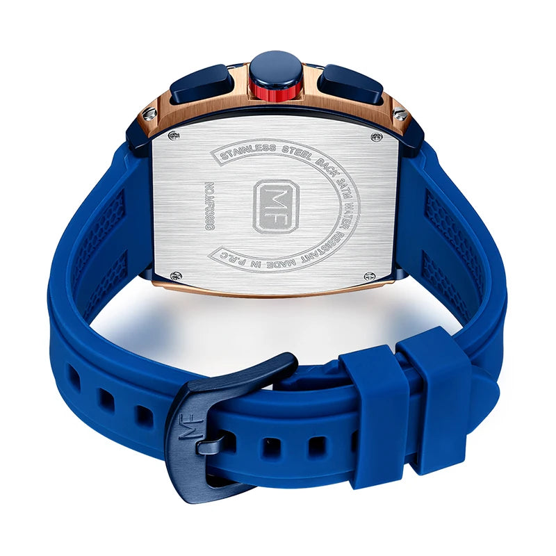 MINI FOCUS 0399 New Silicone Men Watch Business Casual Calendar Quartz Watches Sport Waterproof Luminous Men's Wristwatches