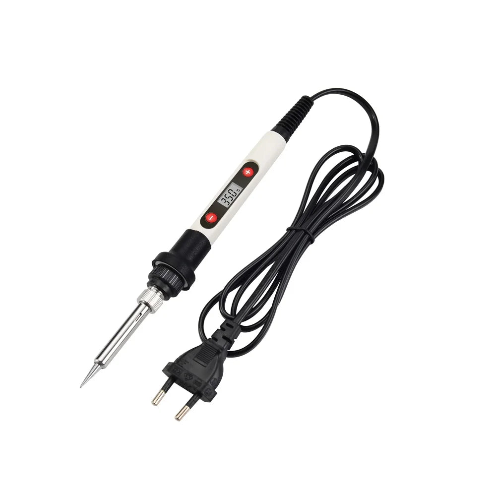 JCD Electric Soldering iron 80W 220V LCD Digital Display Adjustable temperature multimeter soldering iron kit Welding solder908S
