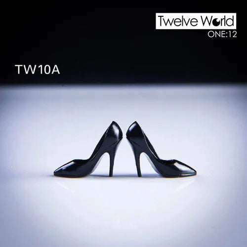Tbleague 1/12 Scale TW09/TW10 High Heels Female Hollow Shoes for 6" Phicen Female Action Figure Body TWTOYS