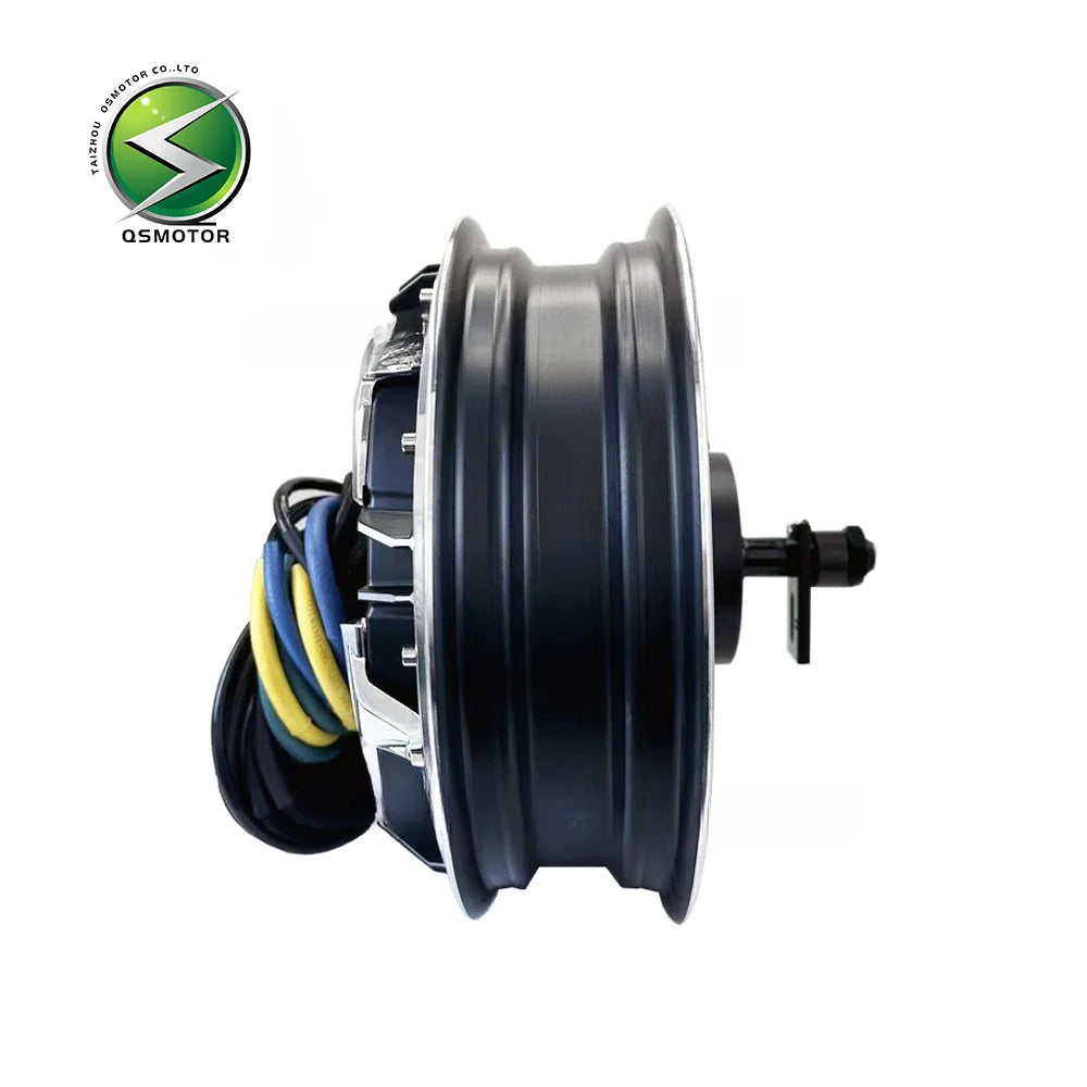 QSMOTOR High-Performance 12 Inch V5 20000WP Brushless DC Motor Permanent Magnet Construction for Electric Motorcycles