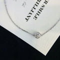 RUYI Stylish Minimalist Design 0.5ct 18K One-Piece Single Diamond Bracelet Heart Number Shape Cute Pearl Embellishment Girls