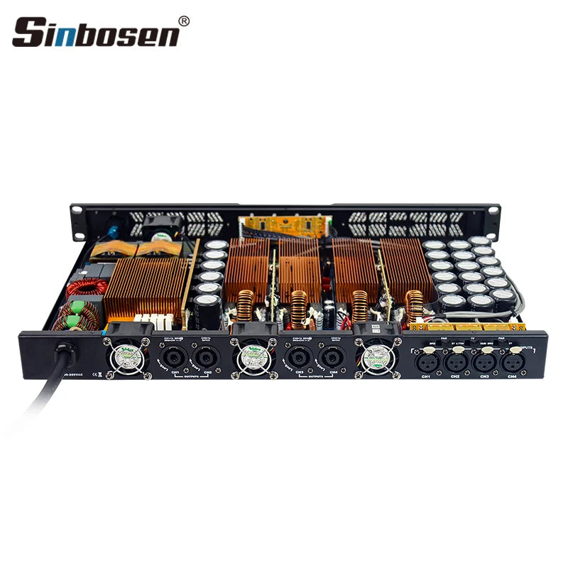 Amplificador De Audio Profecional Clase d 1000W 4 Canales Amplificador De Sonido Profesional Technical