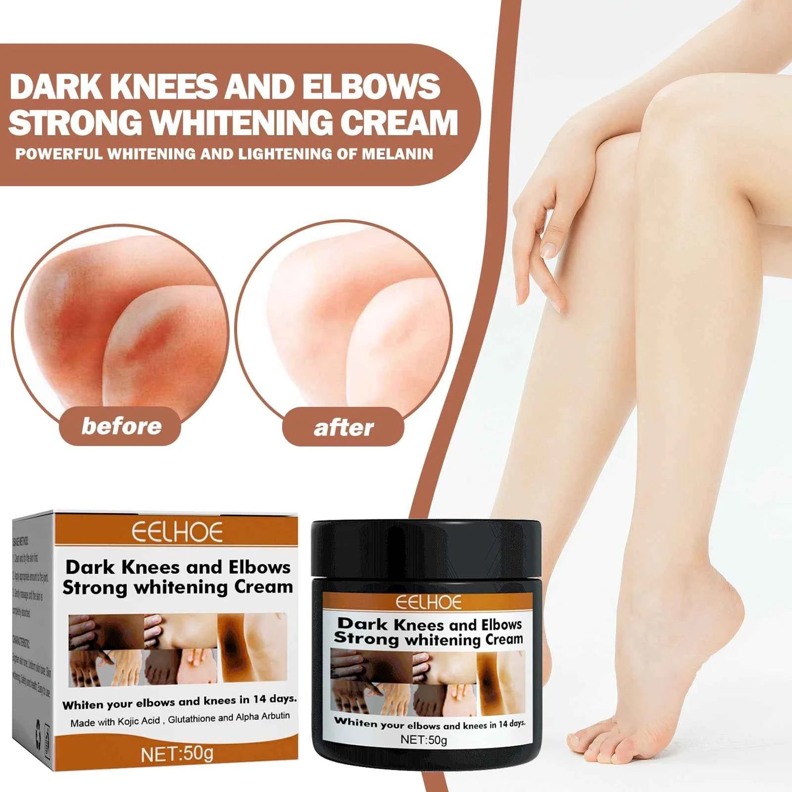 EELHOE Body Cream Moisturizing Dull Skin Whitening Repair Cream for Joints and Elbows Joint Whitening Cream