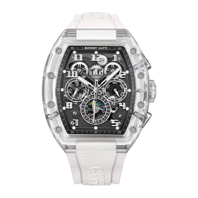 Bonest Gatti Luxury Watches Men Watch Mechanical Tourbillon Wristwatch 3ATM Waterproof Automatic Watch BG6006