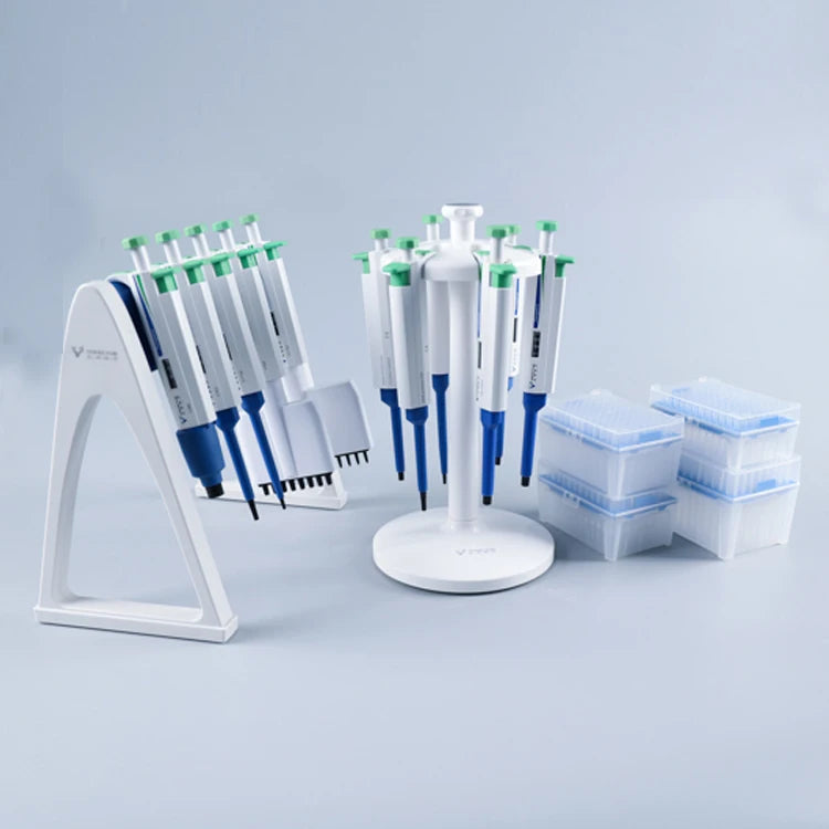 Digital 12-Channel Pipette 0.5-1000L Range Medical Grade ABS Material 3-Year Warranty