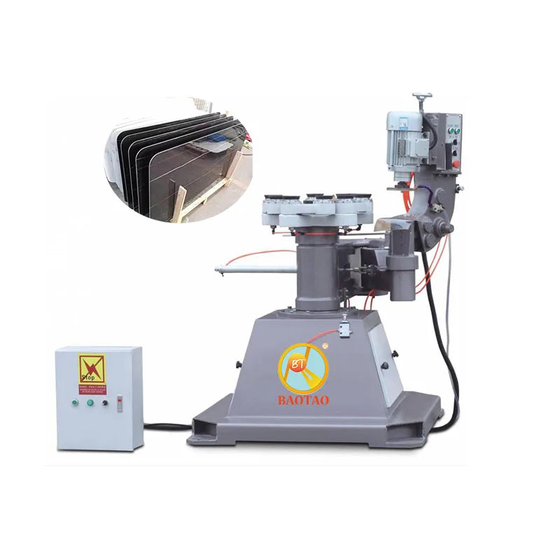 BAOTAO 3KW Stone Grinding Machine for Dining Table Tops with Beveled Edge 2000mm Manual Mode Processing Capacity