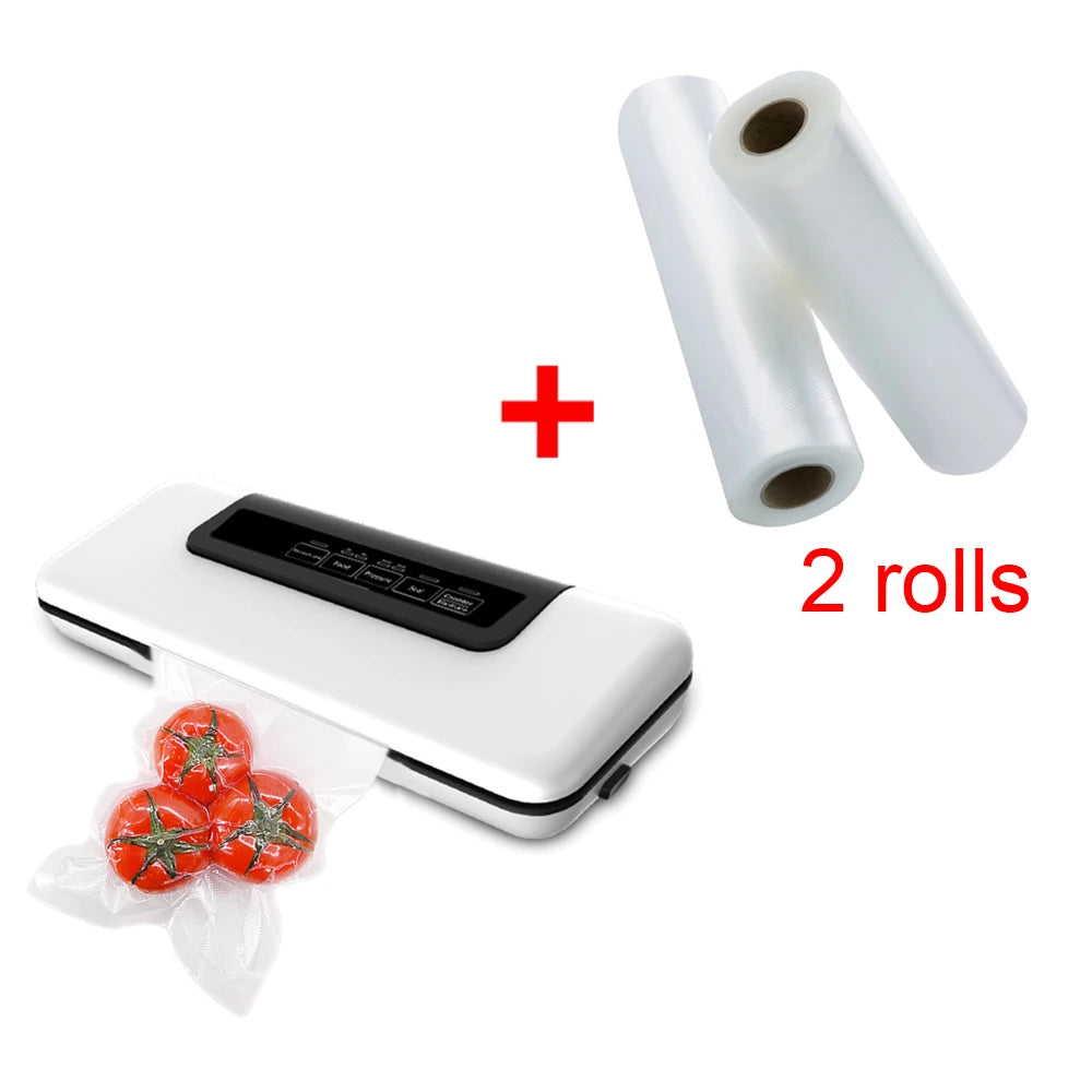 BioloMix Vacuum Sealer, Automatic Food Saver Machine for Food Preservation, Dry & Wet Mode for Sous Vide, 10 Vacuum Sealing Bags