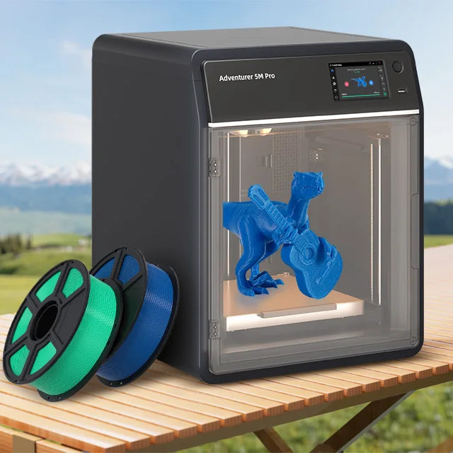 Adventurer 5M Pro Quick Printing 3D Toy Printer Fast Speed 600mm/s Automatic Grade 1-Year Warranty