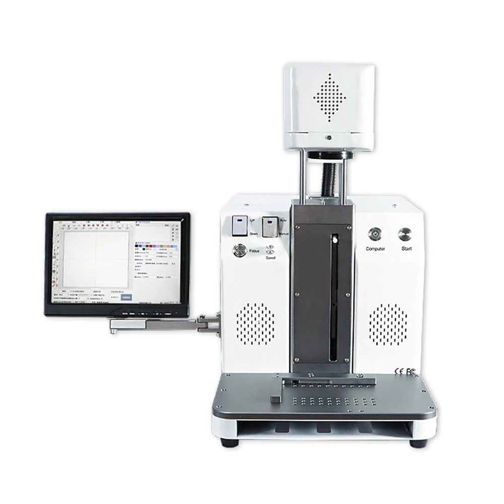 TBK 958C Laser Marking Cutting Printer Iphone Back Glass Remover Removing Laser Machine Mobile Phone Laser Separating Machine