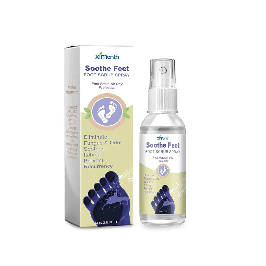 Ximonth Herbal Foot Repair Spray for Dryness Peeling Itchy Feet Removes Dead Skin Calluses Odors