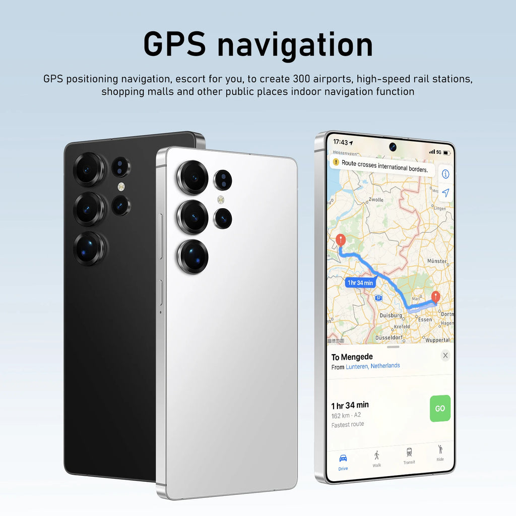 Hot Selling S25Ultra 16+1TB Qudad Core Android Phone with Face Recognition& HD Screen Cellphone Android 15 4g 5g Mobile Phones