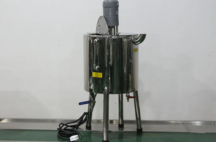 15L Manual Lip Balm Heating Mixing Equipment Lip Gloss Lipstick Filling Machine