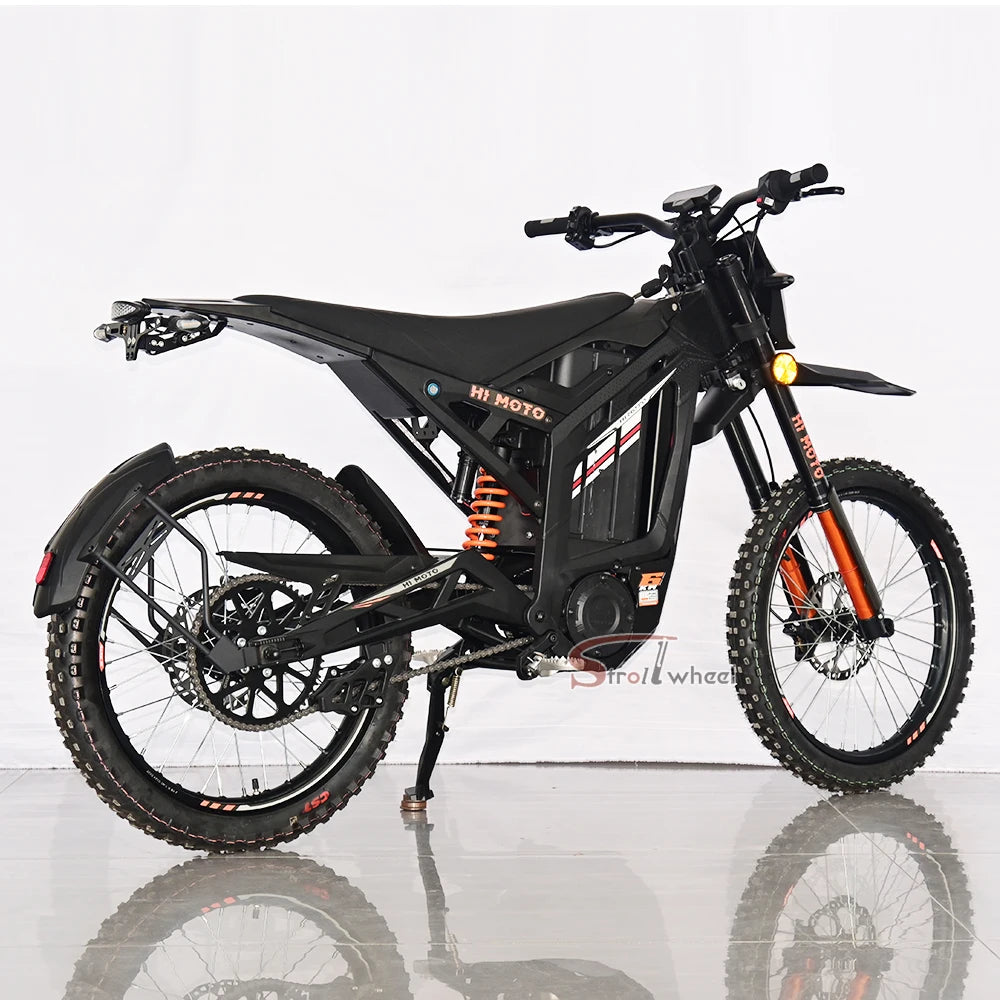 Germany Warehouse Mid-Drive 72V Long Range Off-Road Electric Motorcycles with All-Terrain Tires Off-Road Electric Motorcycle