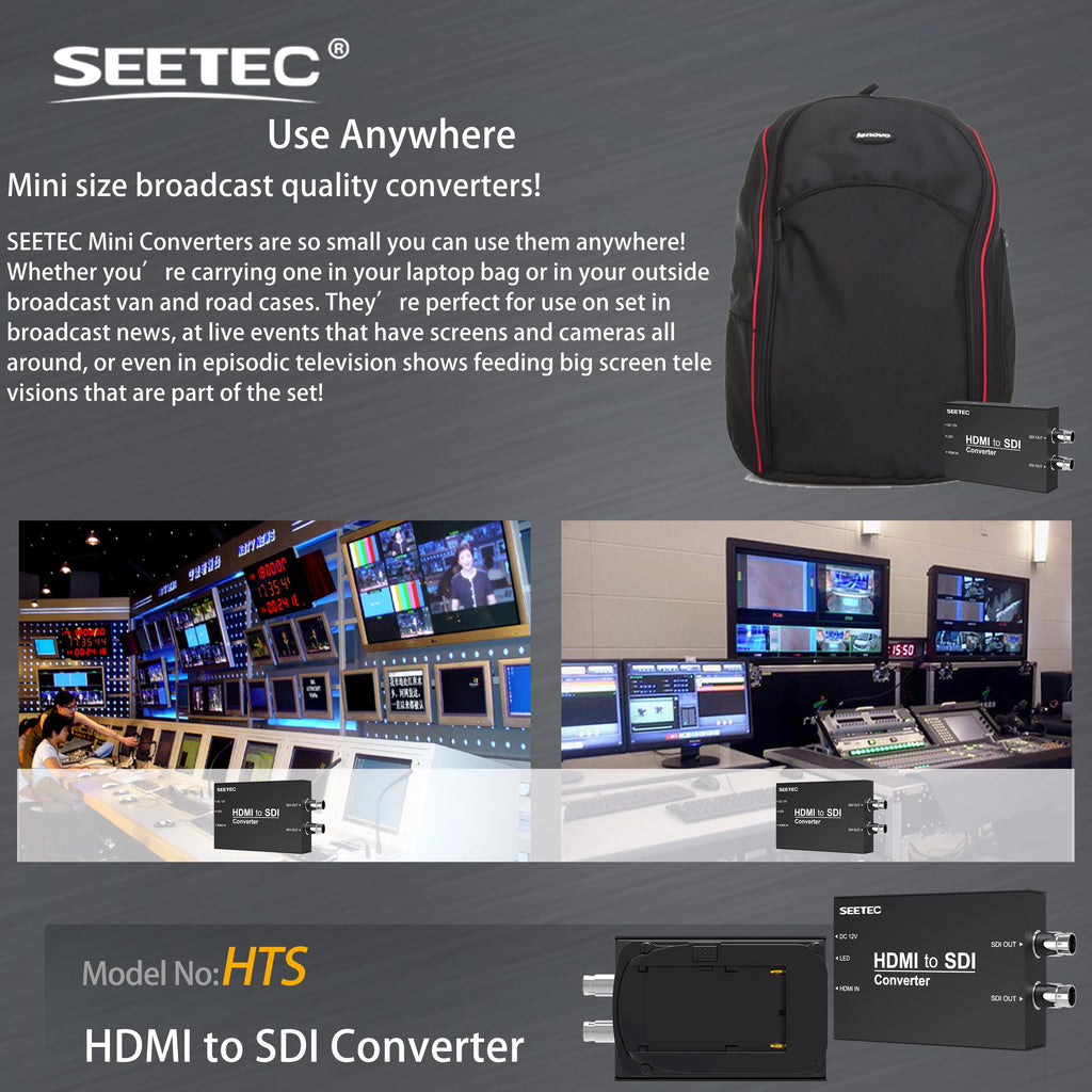 FEELWORLD Professional HDMI to SDI Converter B2B Factory Direct Supply HDMI to SDI Pro Converter for Broadcasting